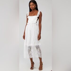 For Love & Lemons Deane Midi Dress